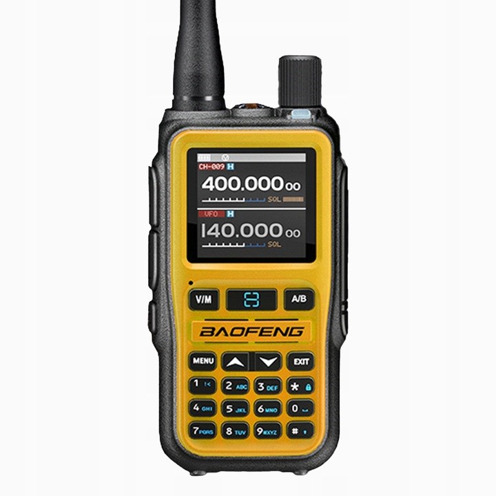 Baofeng UV-5R EU MINI USB-C Bluetooth VHF UHF Aviation Band Orange Walkie-Talkie