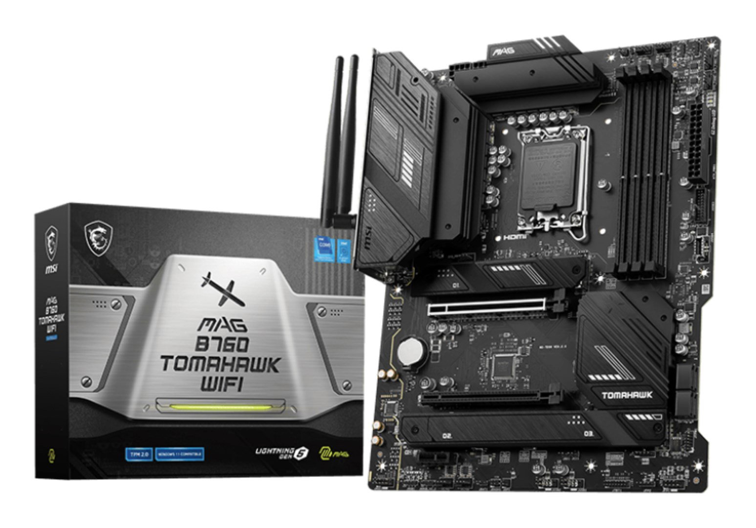 MSI MAG B760 TOMAHAWK WIFI motherboard Intel B760 LGA 1700 ATX