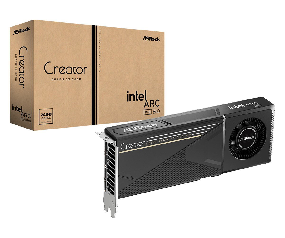Asrock Arc Pro B60 Creator 24GB graphics card
