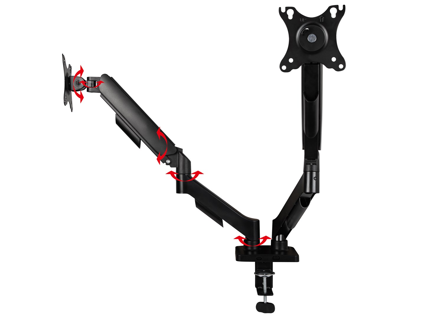 HQ LCD TV mount 17-32 for desk with double joint