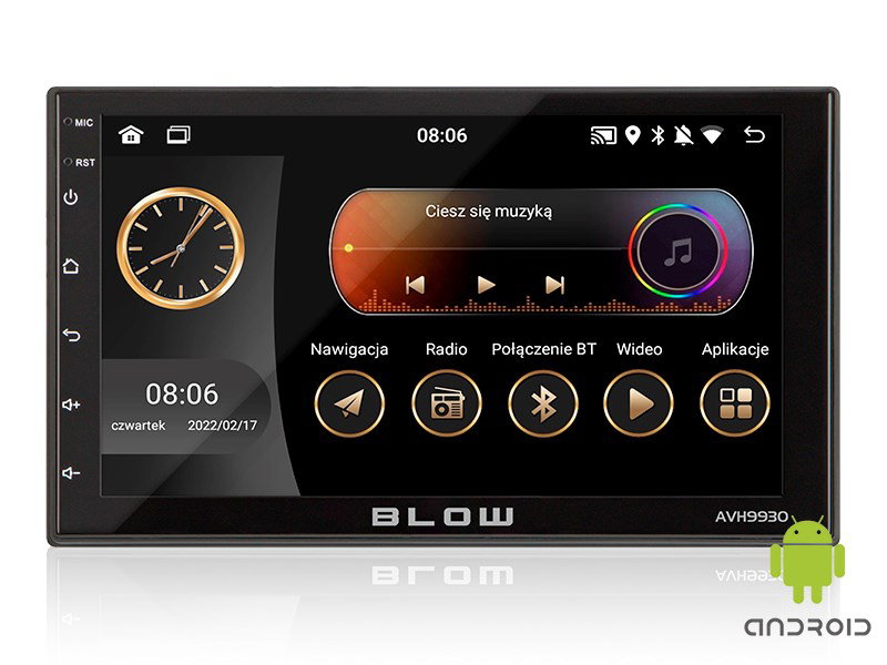 Radio BLOW AVH-9930 2DIN 7 GPS Android 11
