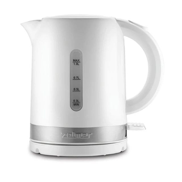 Zelmer ZCK7018 1-litre 1500W electric kettle, white