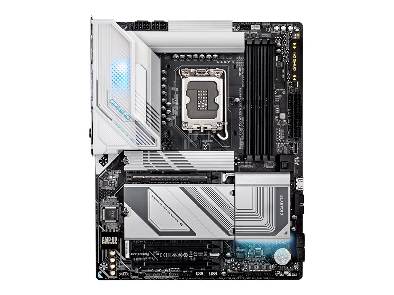 GIGABYTE Z890 GAMING X WIFI7 Motherboard - Supports Intel Core Ultra (Series 2) CPUs, 16+1+2 phases VRM, up to 8800MHz DDR5 (OC), 1xPCIe 5.0 + 3xPCIe 4.0, Wi-Fi 7, 2.5GbE LAN, USB 4
