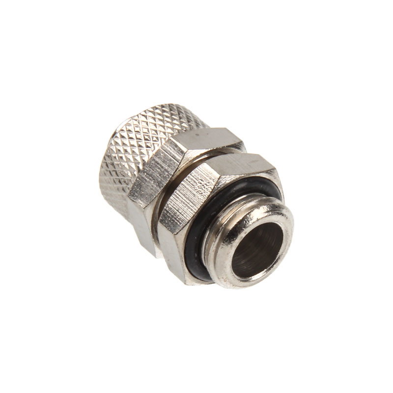 Anschluss gerade G1/4 inches auf 10/8mm - silver glossy