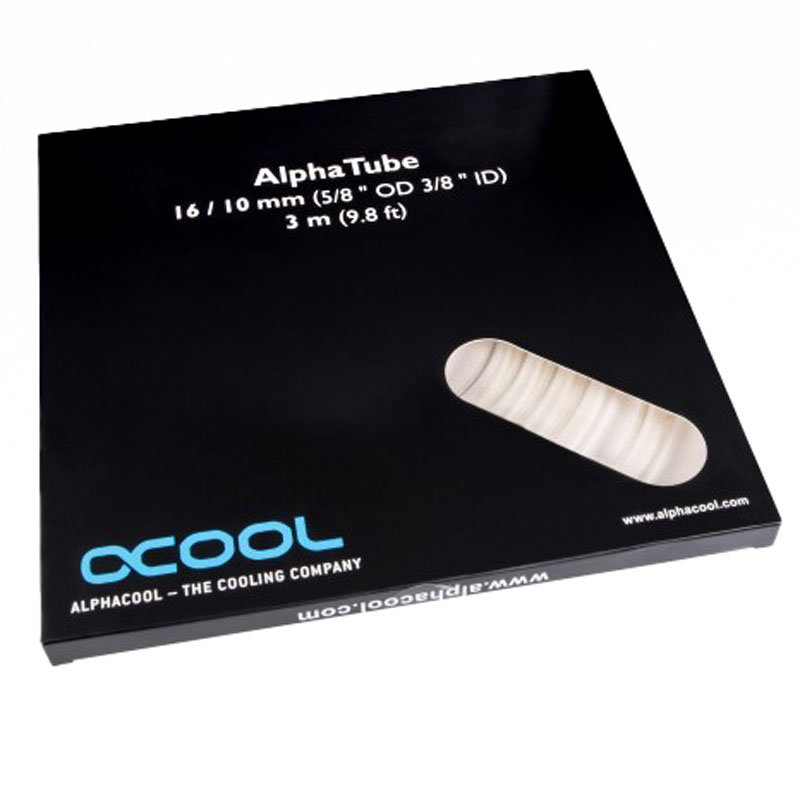 Alphacool AlphaTube Schlauch HF 16/10mm - Ultra Clear 3 m