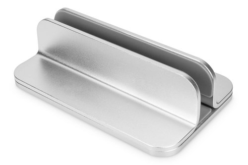 VERTICAL NOTEBOOK STAND SILVER - ALUMINIUM