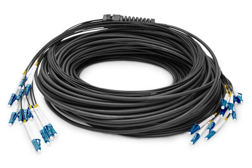 100M BREAKOUT CAB12FIBER SM - G.657.A1 LC/UPC-LC/UPC UNIV.BLK
