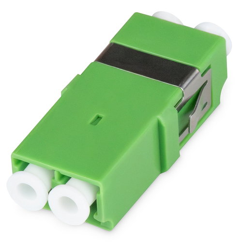 FIBER OPTIC COUP LC/APC DUPLEX - WITHOUT FLANGE CERAMIC SLEEVE