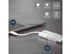 USB-C TO VGA ADAPTER - WHITE - .