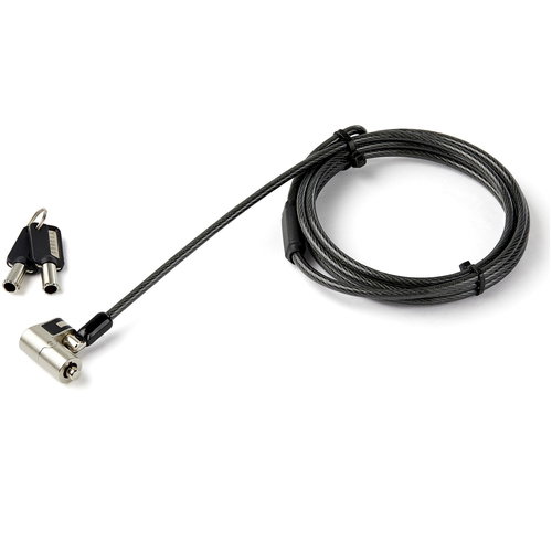 2 M (6.6 FT.) KEYED CABLE LOCK - KEYED - K-SLOT NANO WEDGE