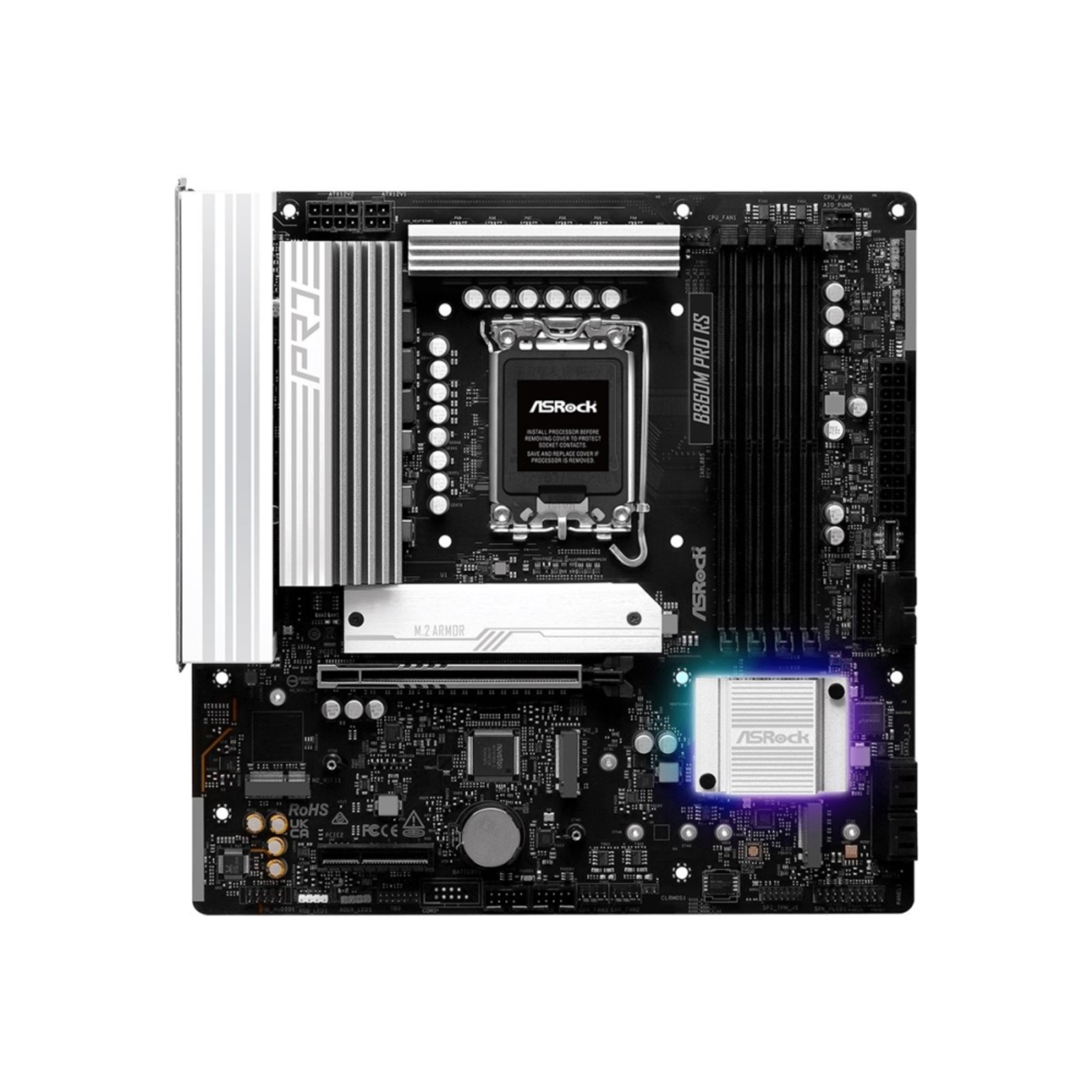 ASRock B860M Pro Race Sport Motherboard (Intel LGA 1851) Micro ATX