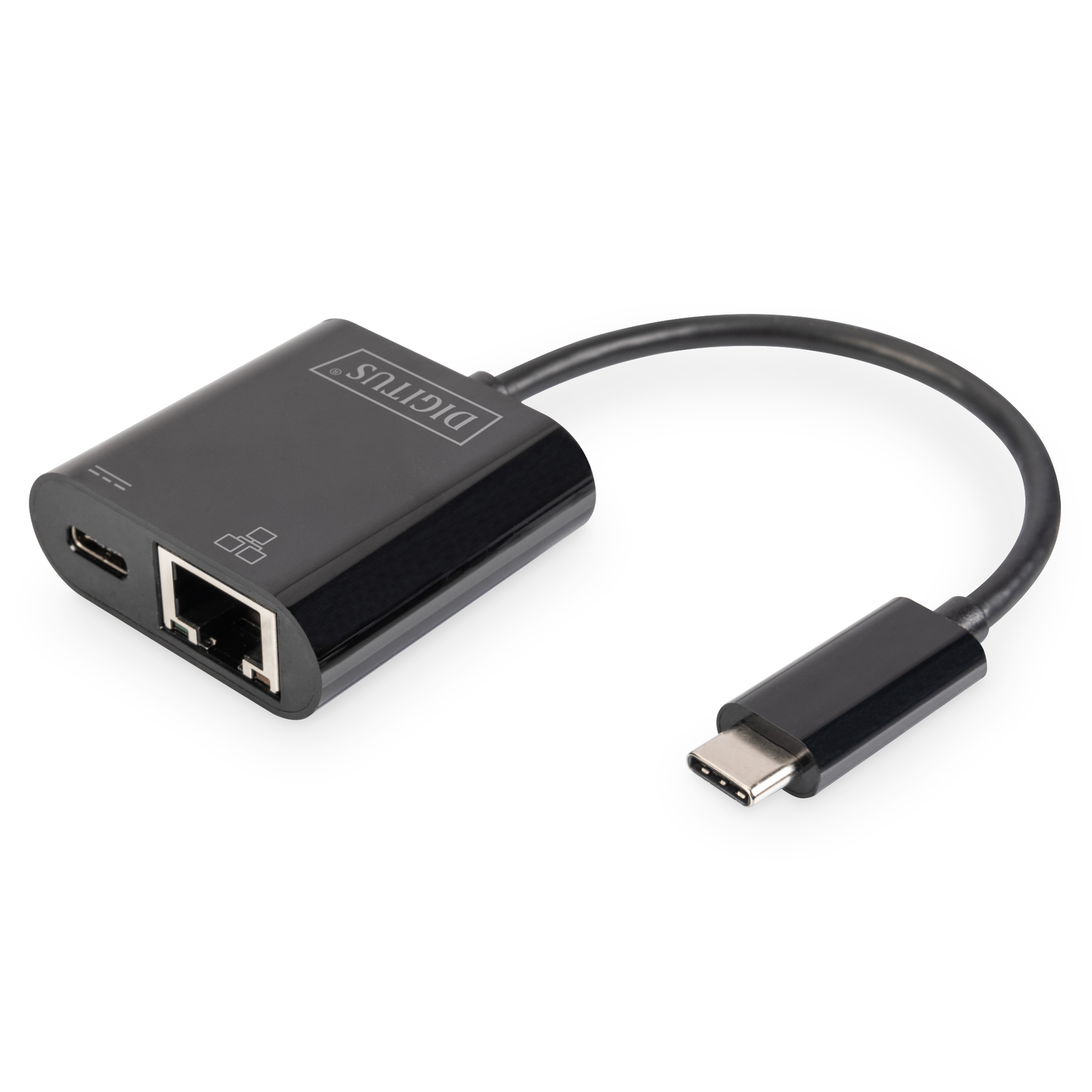 Digitus USB Type-C Gigabit Ethernet Adapter PD Supports.