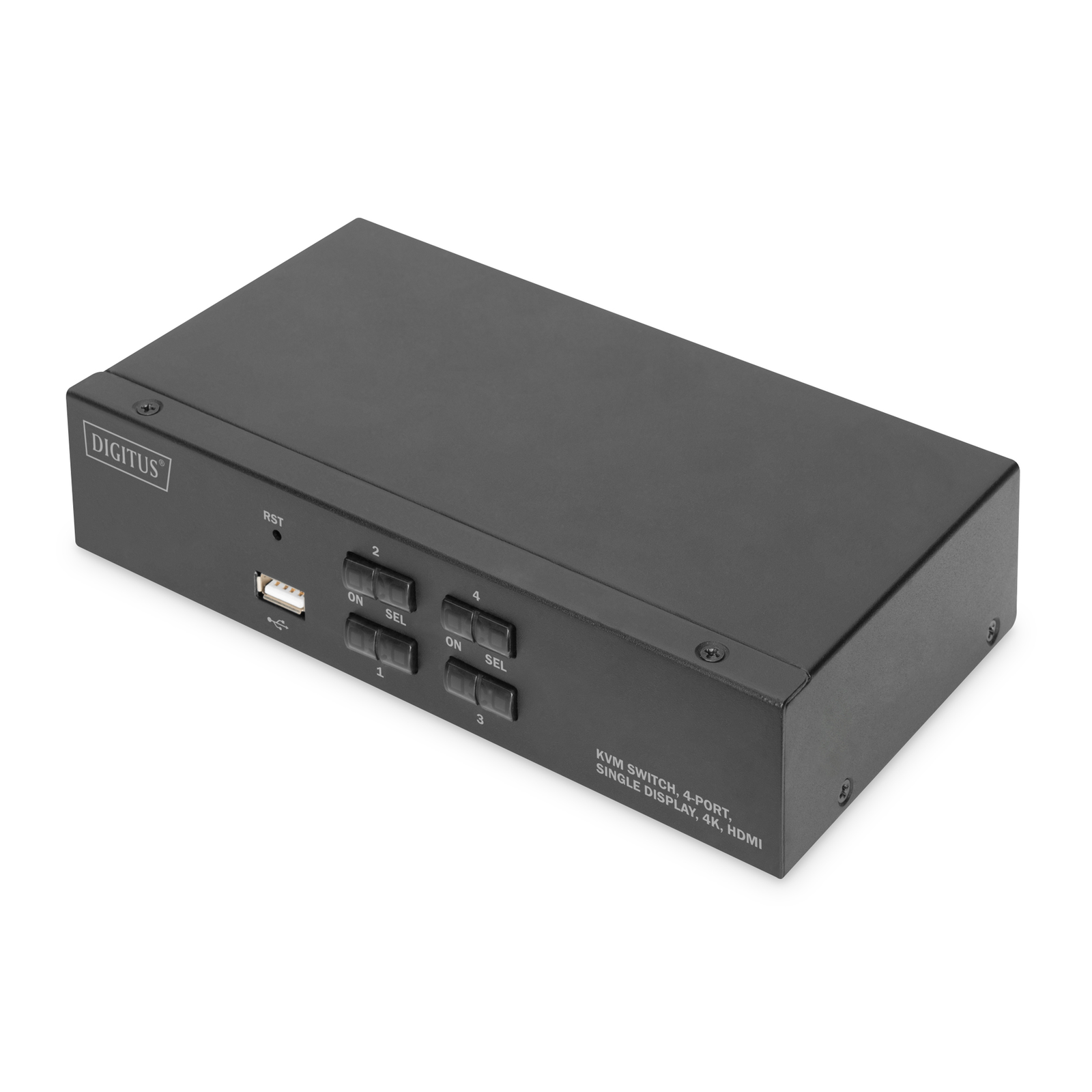 Digitus KVM Switch 4-port Single Display 4K HDMI