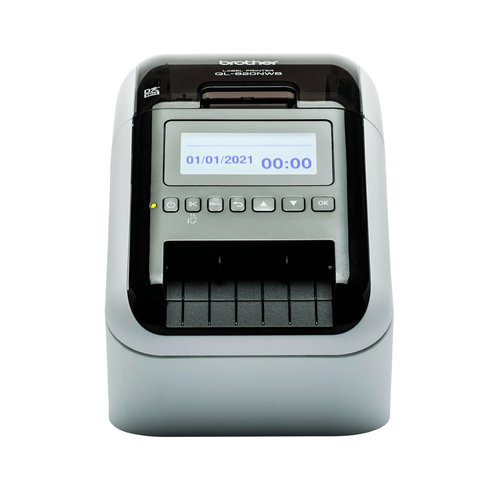 Brother QL-820NWBC label printer Direct thermal Colour 300 x 300 DPI 176 mm/sec Wired & Wireless Ethernet LAN DK Wi-Fi Bluetooth