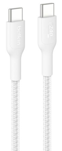 BELKIN BOOST CHARGE 240W GEFLOC - USB-C USB-C-KABEL 2M WEI