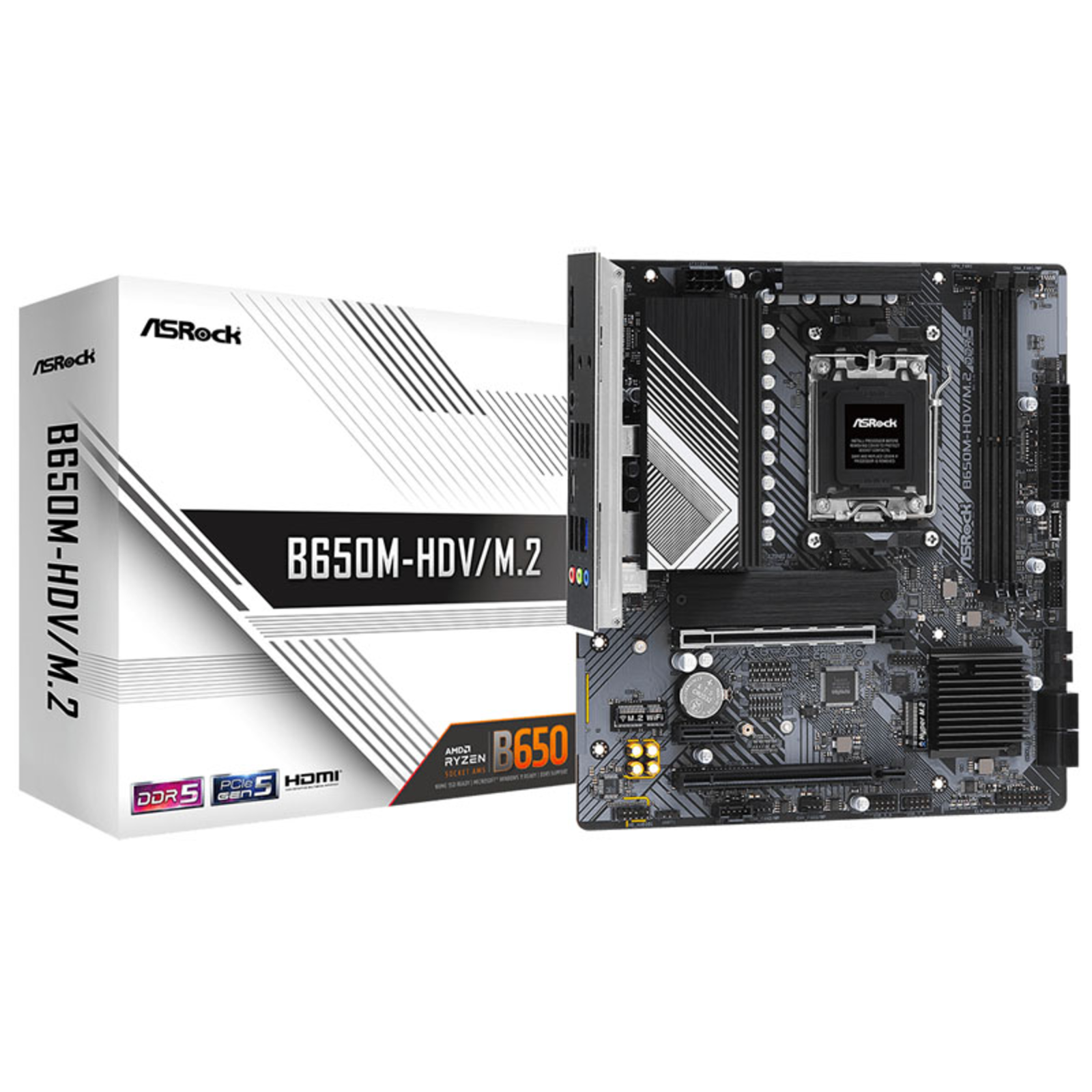 ASRock B650M-HDV M.2 Micro-ATX AM5 AMD B650