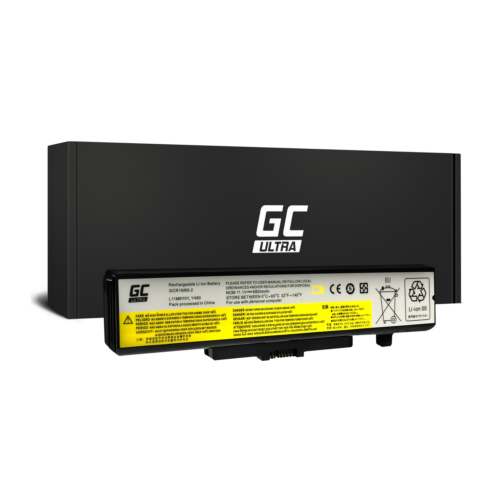 Greencell ULTRA Laptop Battery for Lenovo Y480 V480 Y580 11.1V 6800mAh