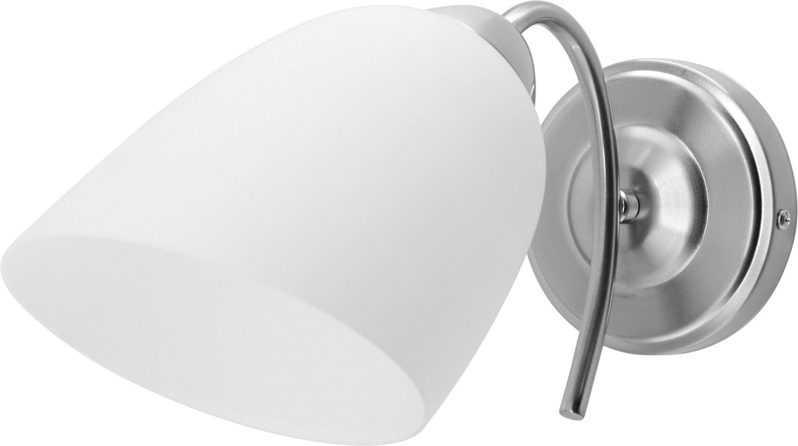 Classic single wall lamp Activejet NIKITA nickel E27 for the living room