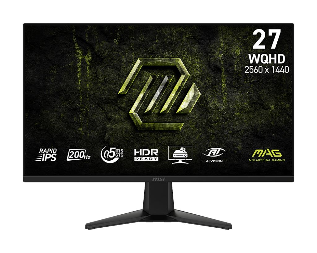 LCD Monitor MSI 27 2560 x 1440 pixels Wide Quad HD Native aspect ratio 16:9 LCD Flat MAG275QFE20