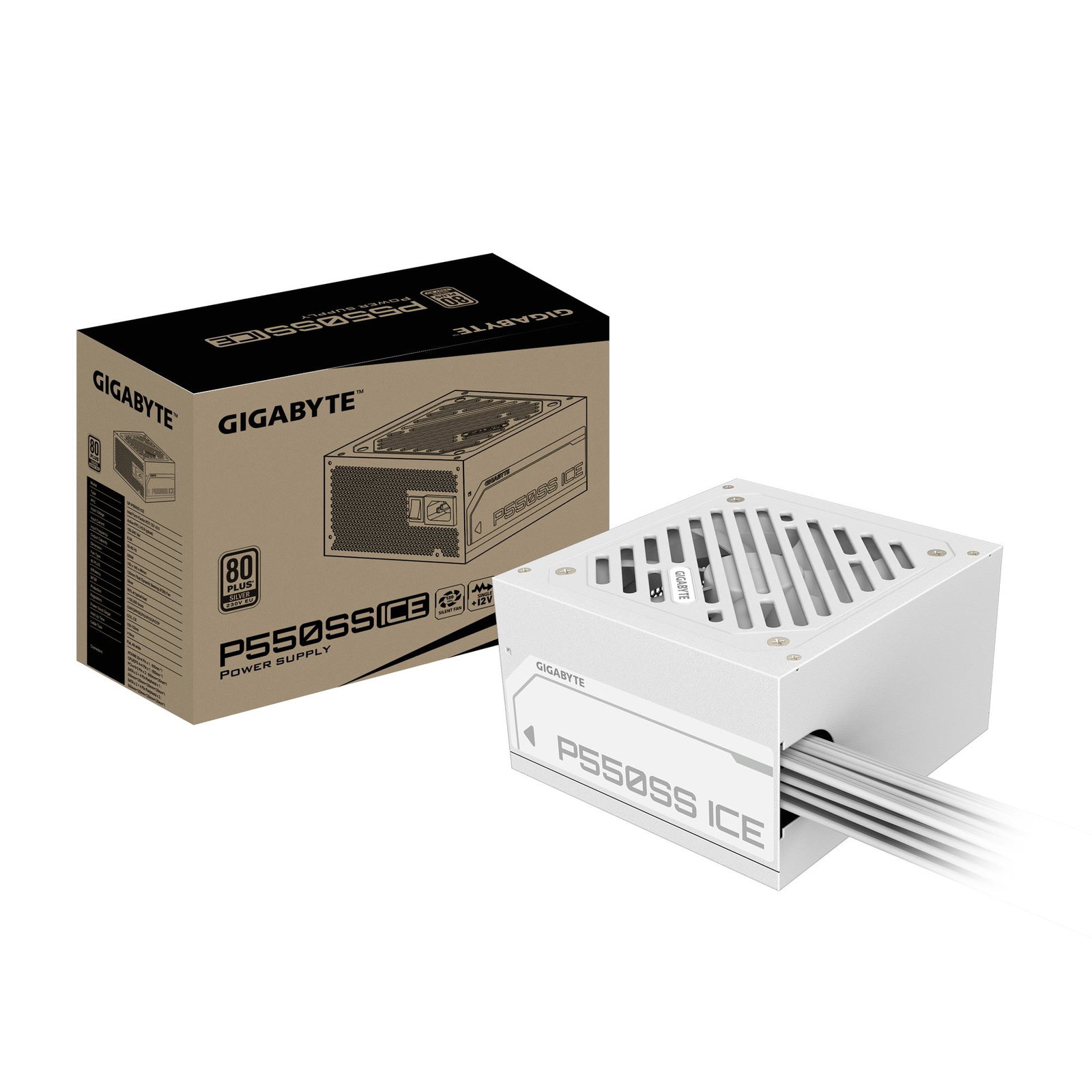 Power Supply GIGABYTE GP-P550SS ICE ATX PC 155-240 V 550 W GP-P550SSICE
