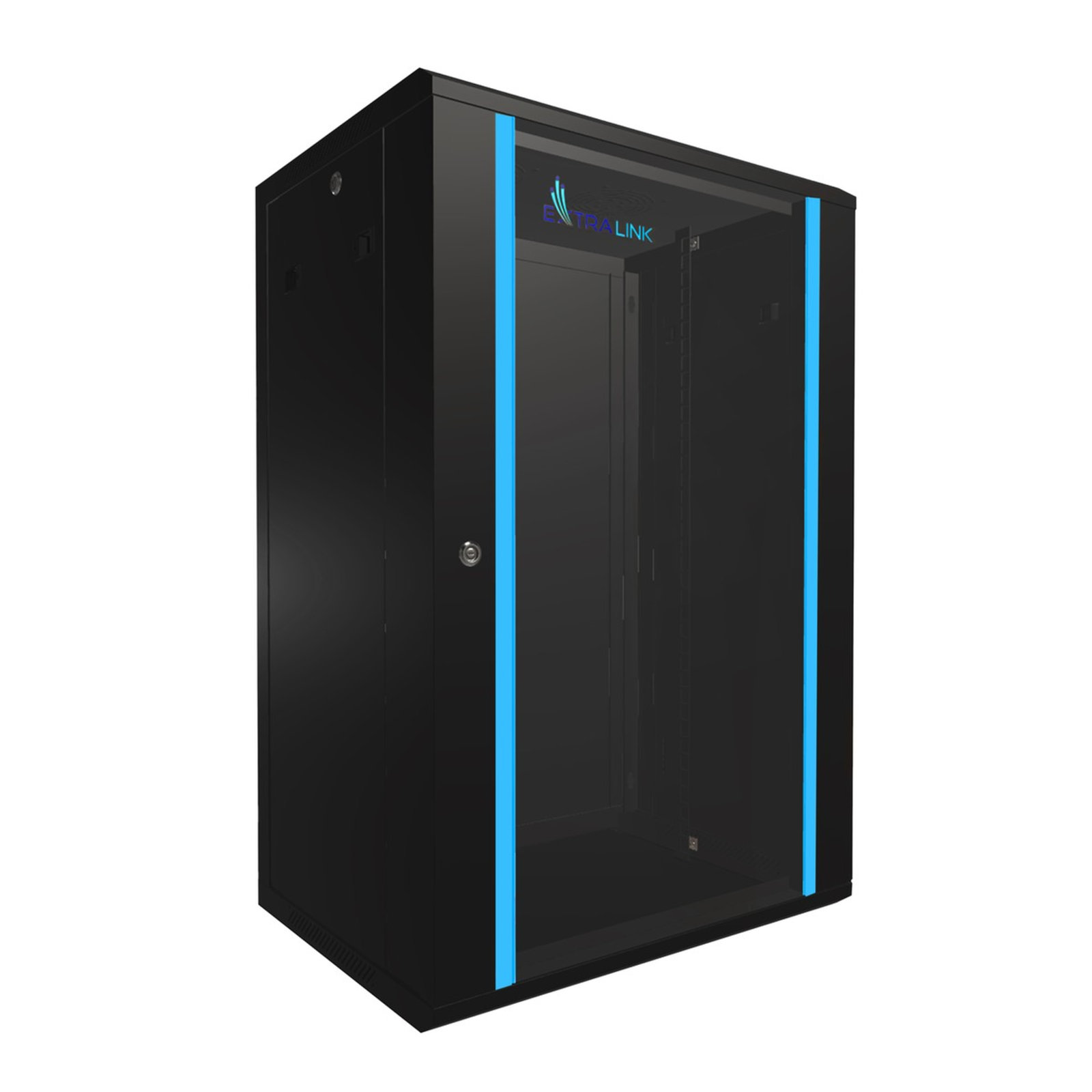 Extralink 18U Rack 600x450mm Black Hanging Cabinet