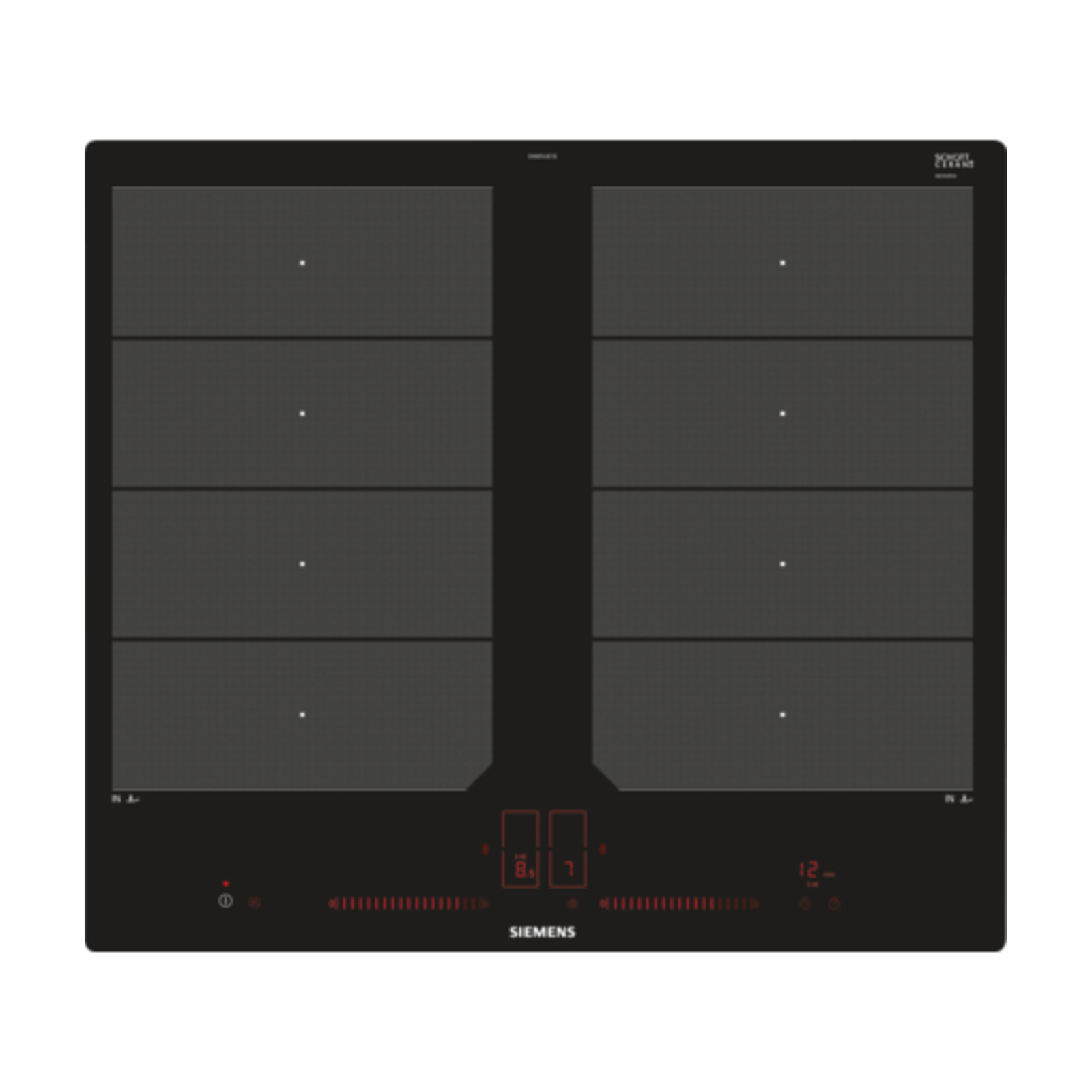 Siemens EX601LXC1E hob Black Built-in Zone induction hob 4 zone(s)