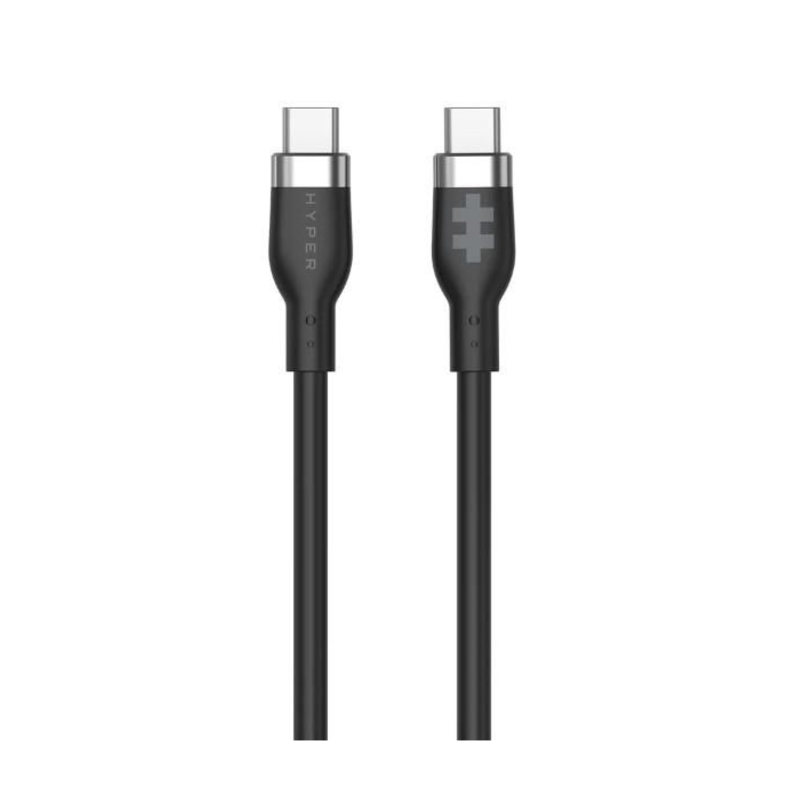 Targus Hyper 1.5m Silicone USB-C to USB-C 60W Charging Cable Black (HJ4011BKGL)