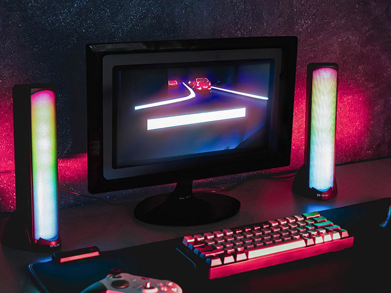 Tracer Sigma USB BT RGB 2-way Black Wired 10 W