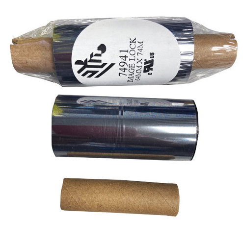 RESIN RIBBON 64MMX74M 12/BOX - (2.52INX242FT) IMAGE LOCK 12MM