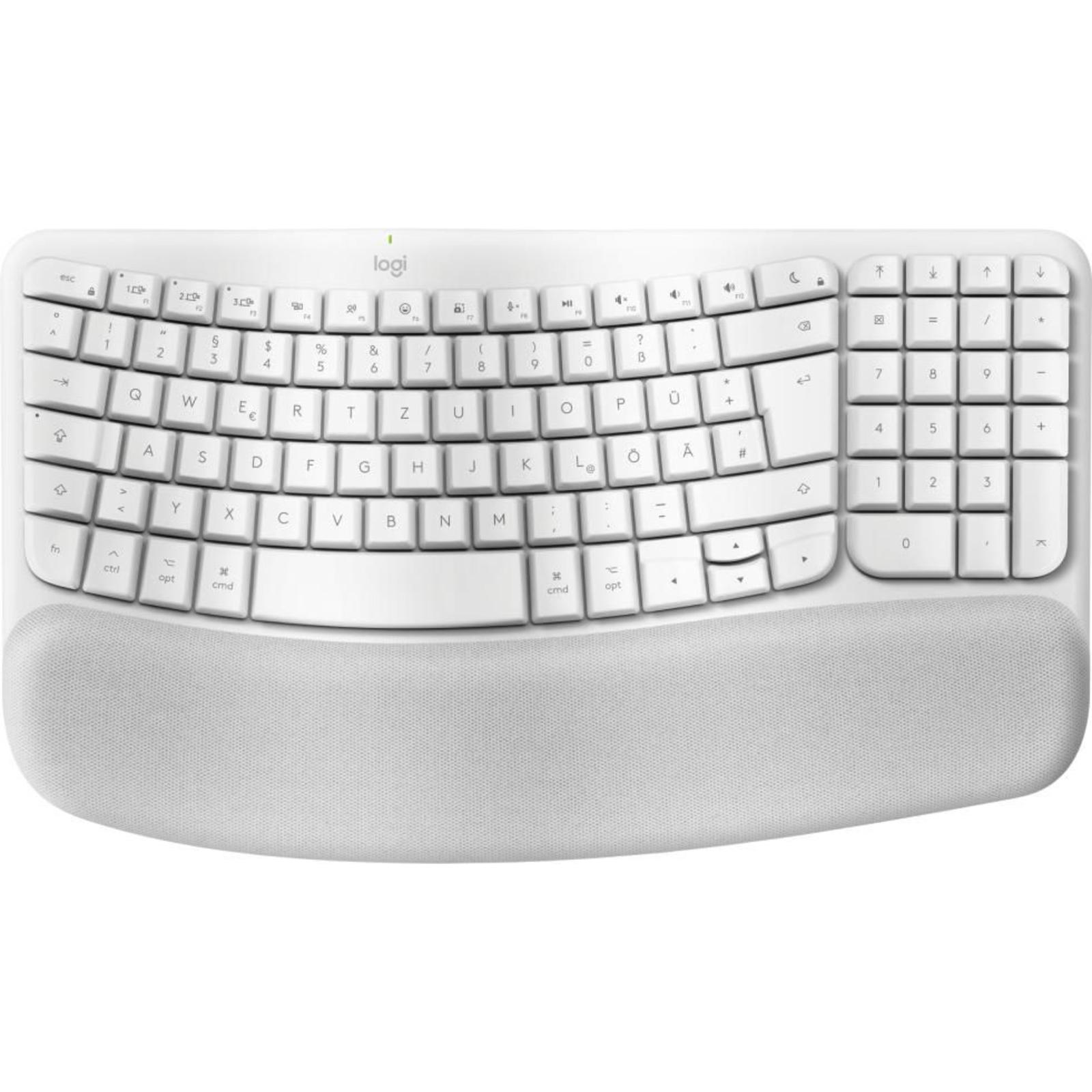 Logitech Wave Keys Cream White German 920-012404
