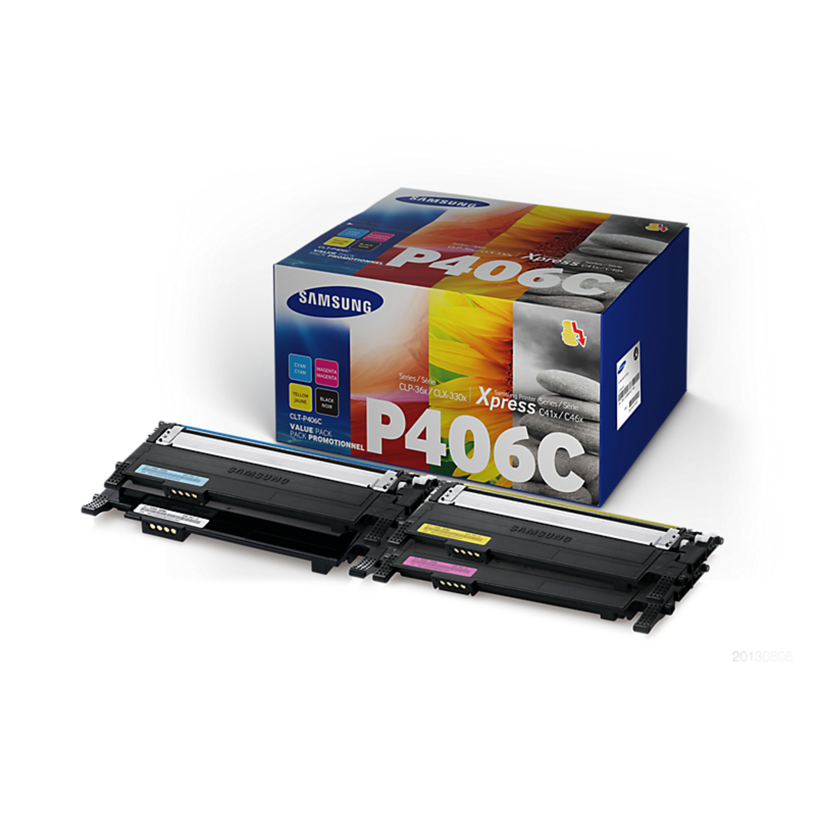 Samsung CLT-P406C toner cartridge 4 pc(s) Original Black, Blue, Magenta, Yellow