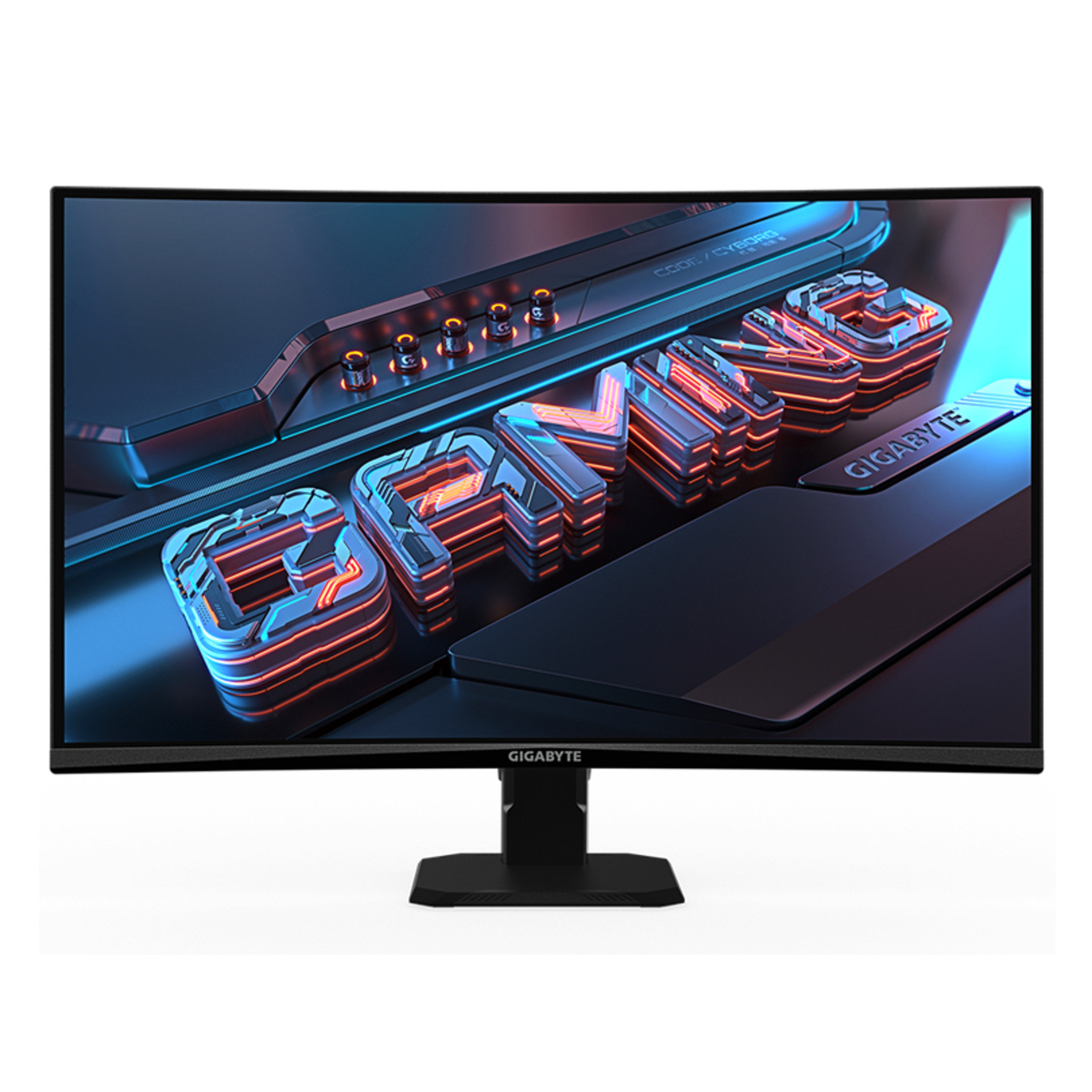 GIGABYTE LCD 27 Gaming Monitor GS27QCA Flexible VA 1500R 2560x1440 QHD 180Hz 5000 1 250cd -m2 -