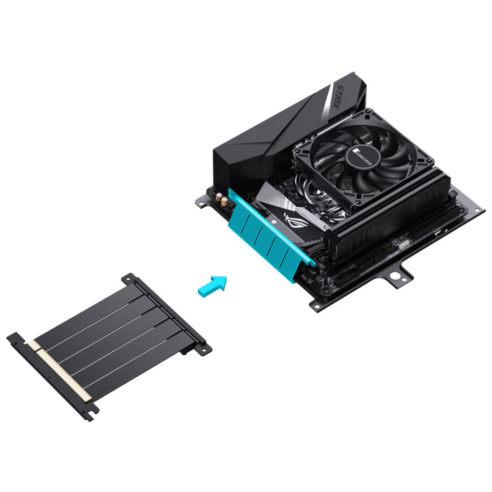 Jonsbo NV10 PC Case Mini Tower ITX Black