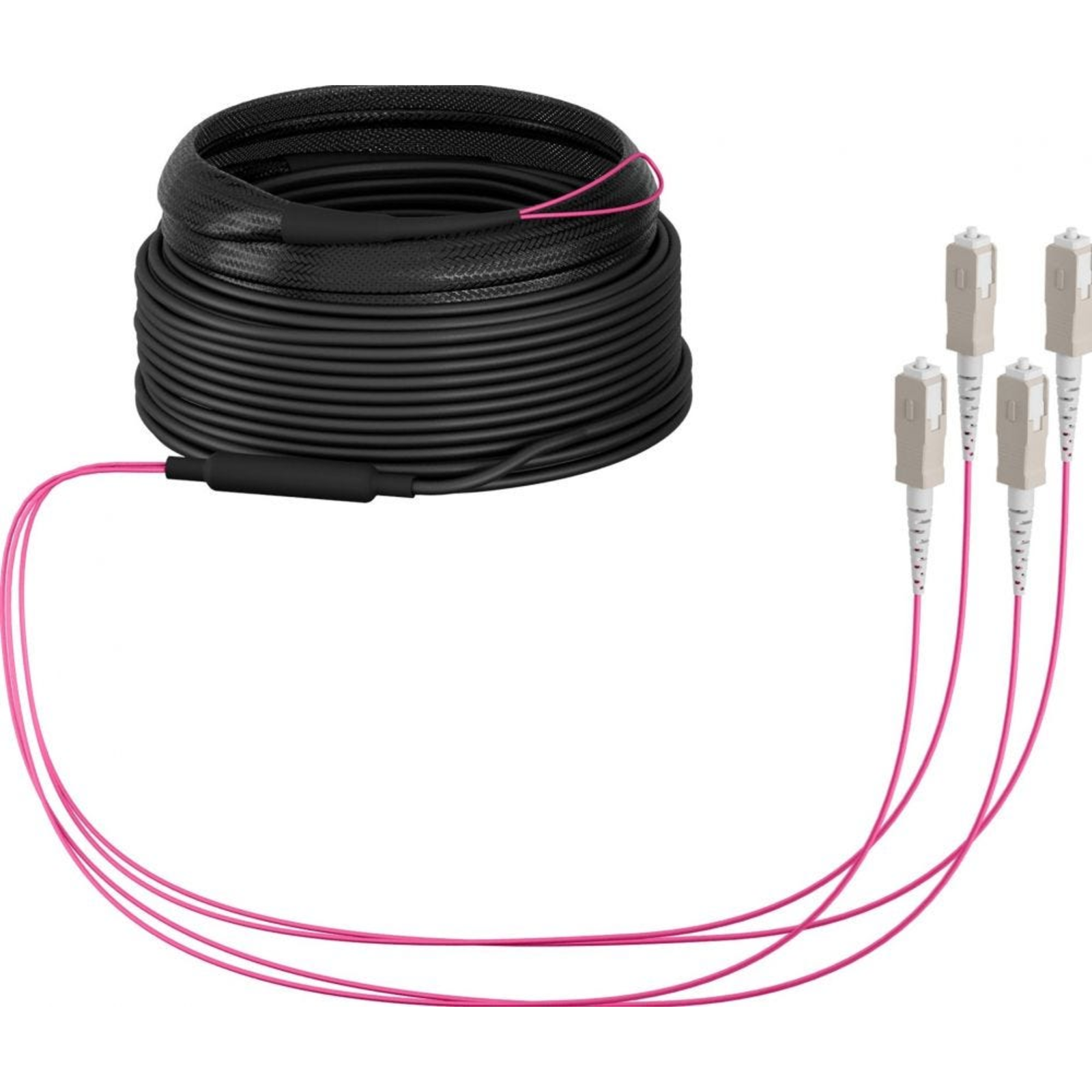 EFB Elektronik Trunk Cable U-DQ ZN BH OM4 4G 1x4 SC-SC 10 M Dca LSZH Cable 10 M