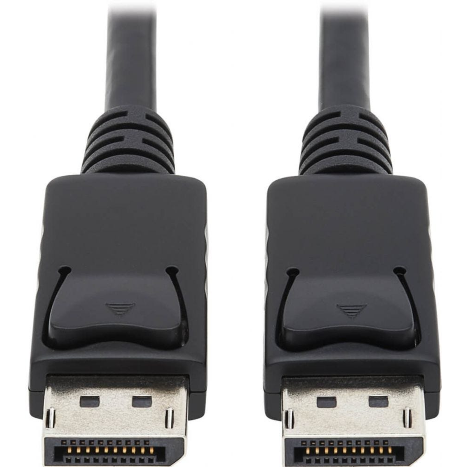 Eaton Tripp Lite Series DisplayPort Cable Latching Connectors 4K 60 Hz M/M Black 10 Ft. 3.05 M