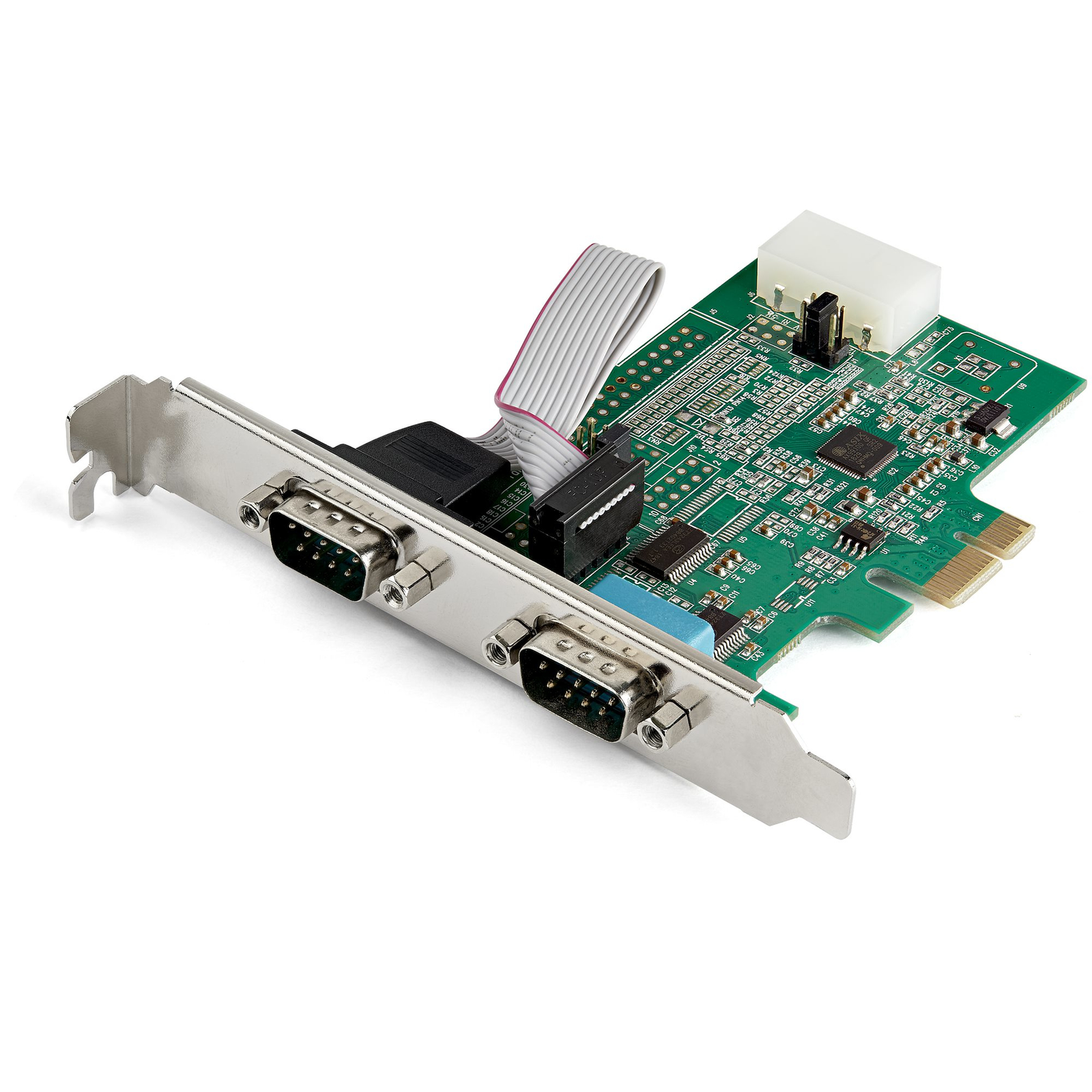 StarTech.com 2-port Serial PCI Express RS232 Adapter Card PCIe Controller