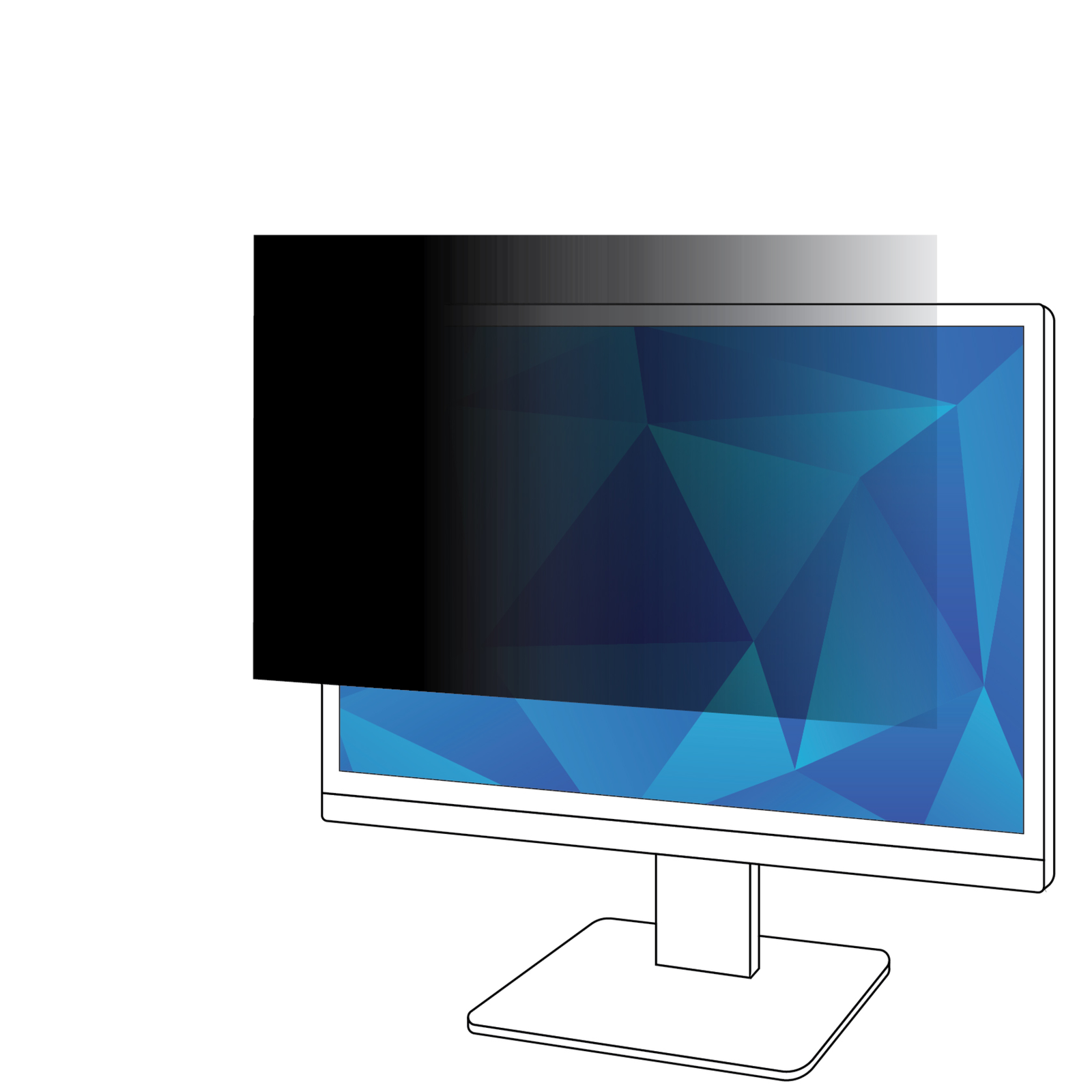3M Vikuiti Privacy Filter Screen Filter 50.8 Cm Wide (20 Wide) (BS50.8W9)