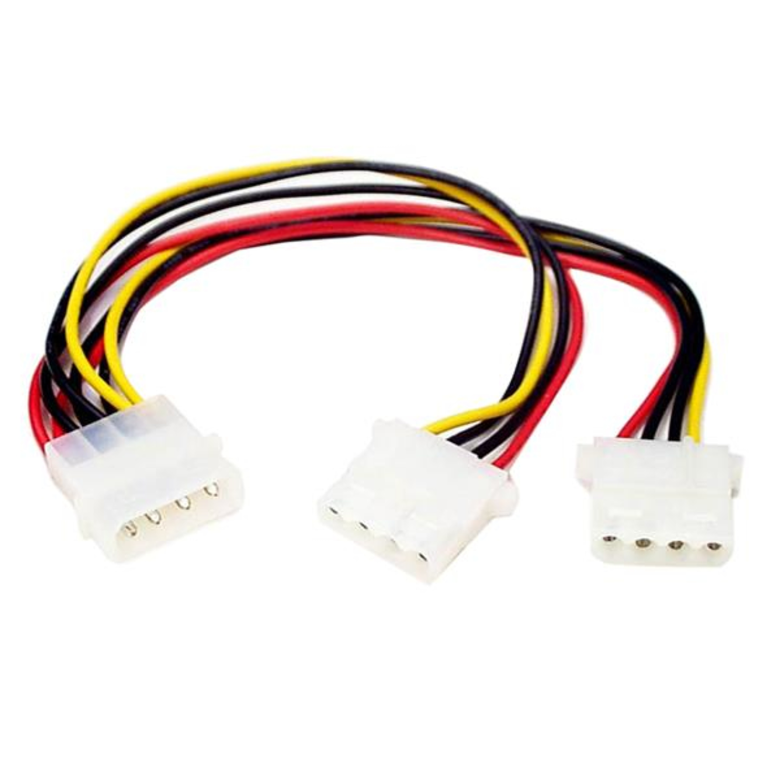 StarTech.com Y-cable 4-pin Molex Plug Splitter IDE Power Cable 2 X LP4 Internal Supply W