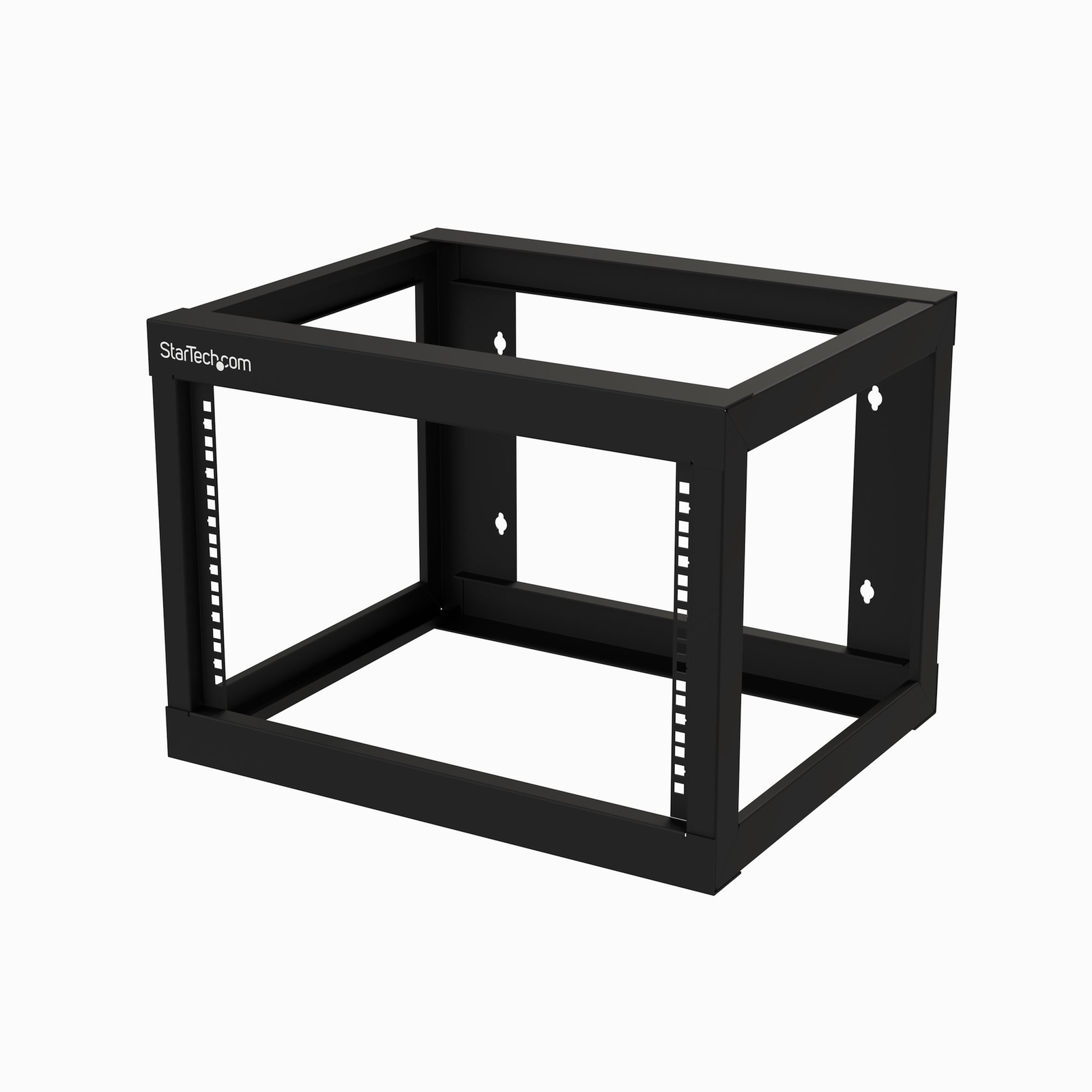 StarTech.com 6U 19 Inch Wall Network Rack 2 Posts 48cm Deep with Open Frame for AV