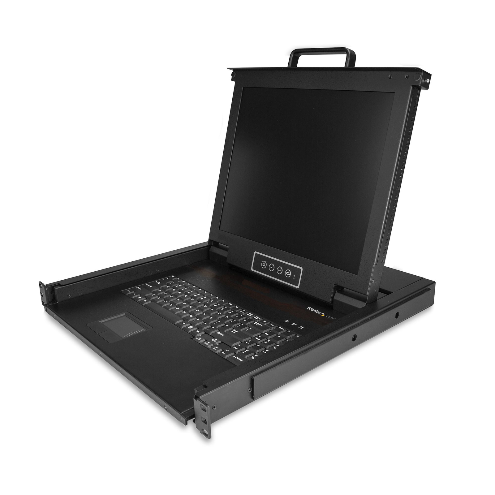 StarTech Rack KVM Console US Keyboard QWERTY Single Port VGA KVM17inch LCD 1U DrawerCables USB