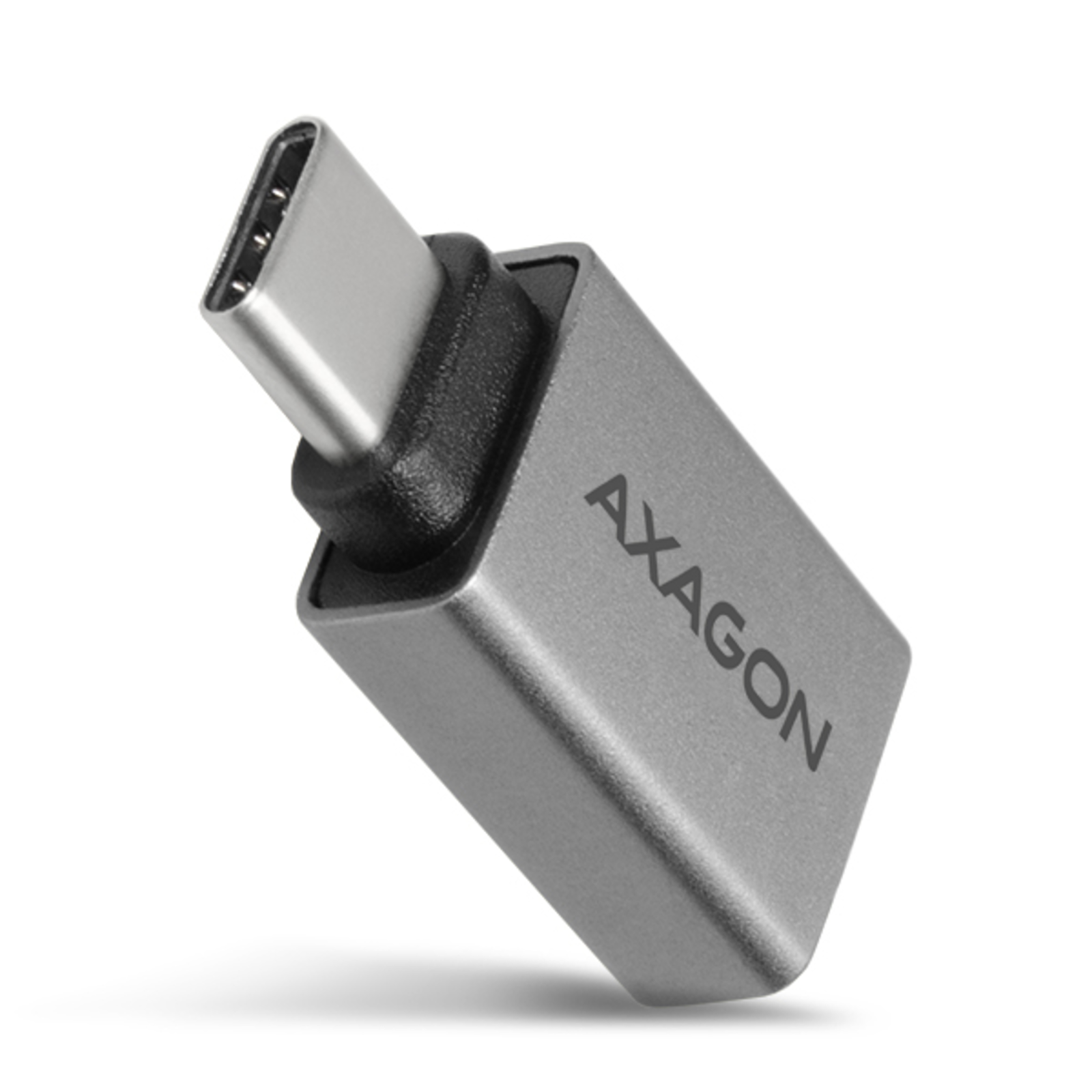 Axagon RUCM-AFA adapter USB-C (M) -> USB-A (F), USB 3.2 Gen 2, 3A, ALU