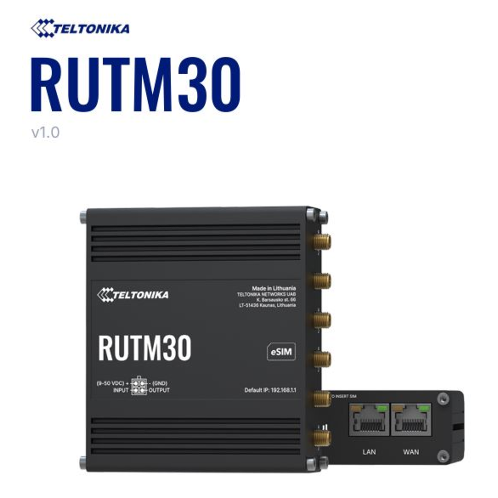 Teltonika RUTM30 Compact 5G router