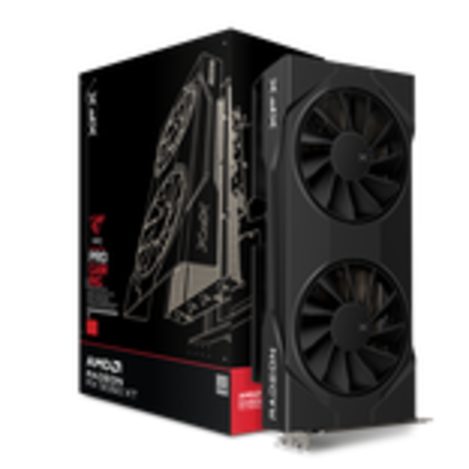 XFX RX 9060XT Swift Dual Fan OC Black GDDR6 Retail 16384 MB GDDR6