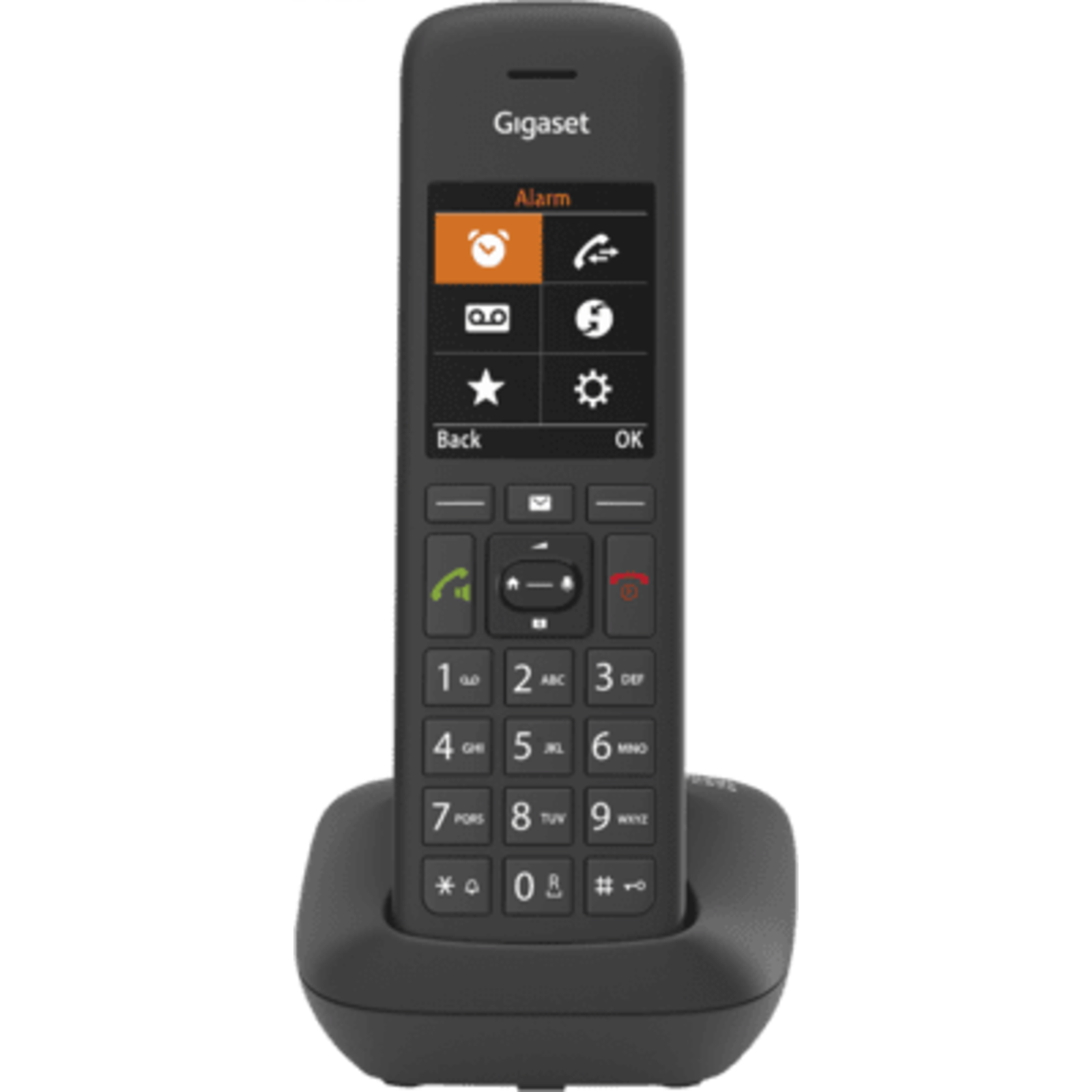 Gigaset C575 Cordless Phone No Caller ID Black