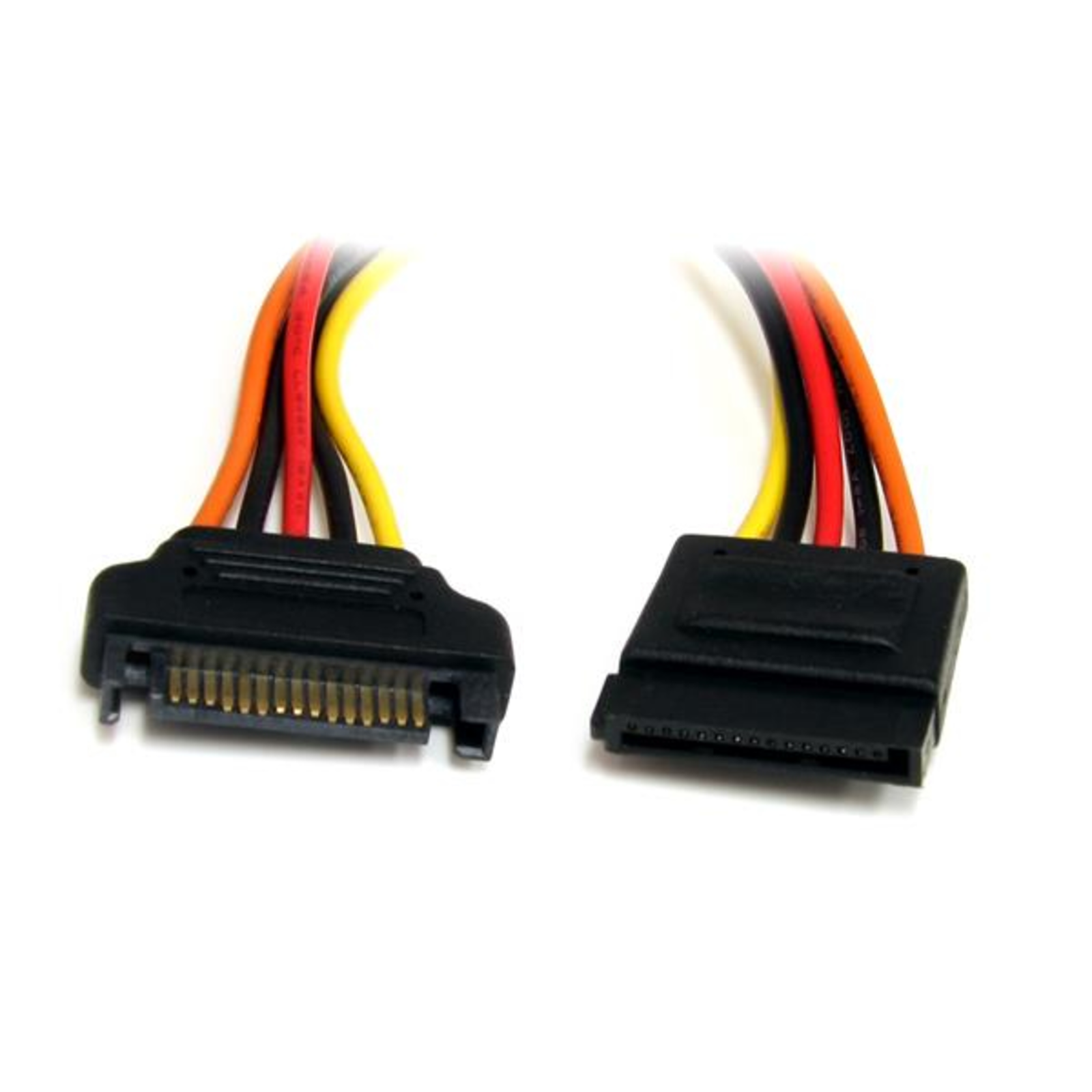 StarTech.com SATA Extension 30cm S-ATA 15-pin Power Plug/socket Internal Serial-ATA Supply Cable SAT