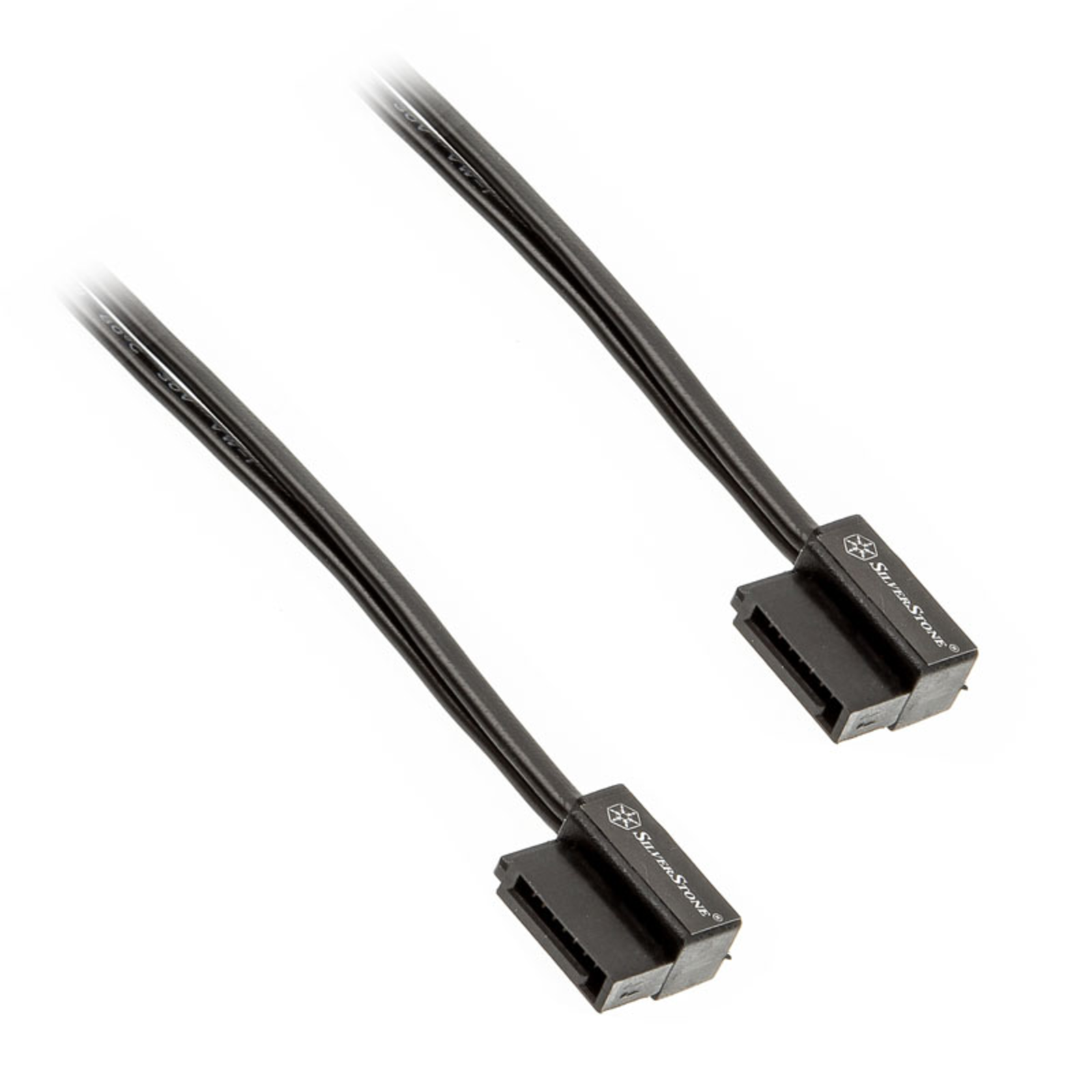 SilverStone SST-CP11B Super Low Profile SATA Cable 50cm Black