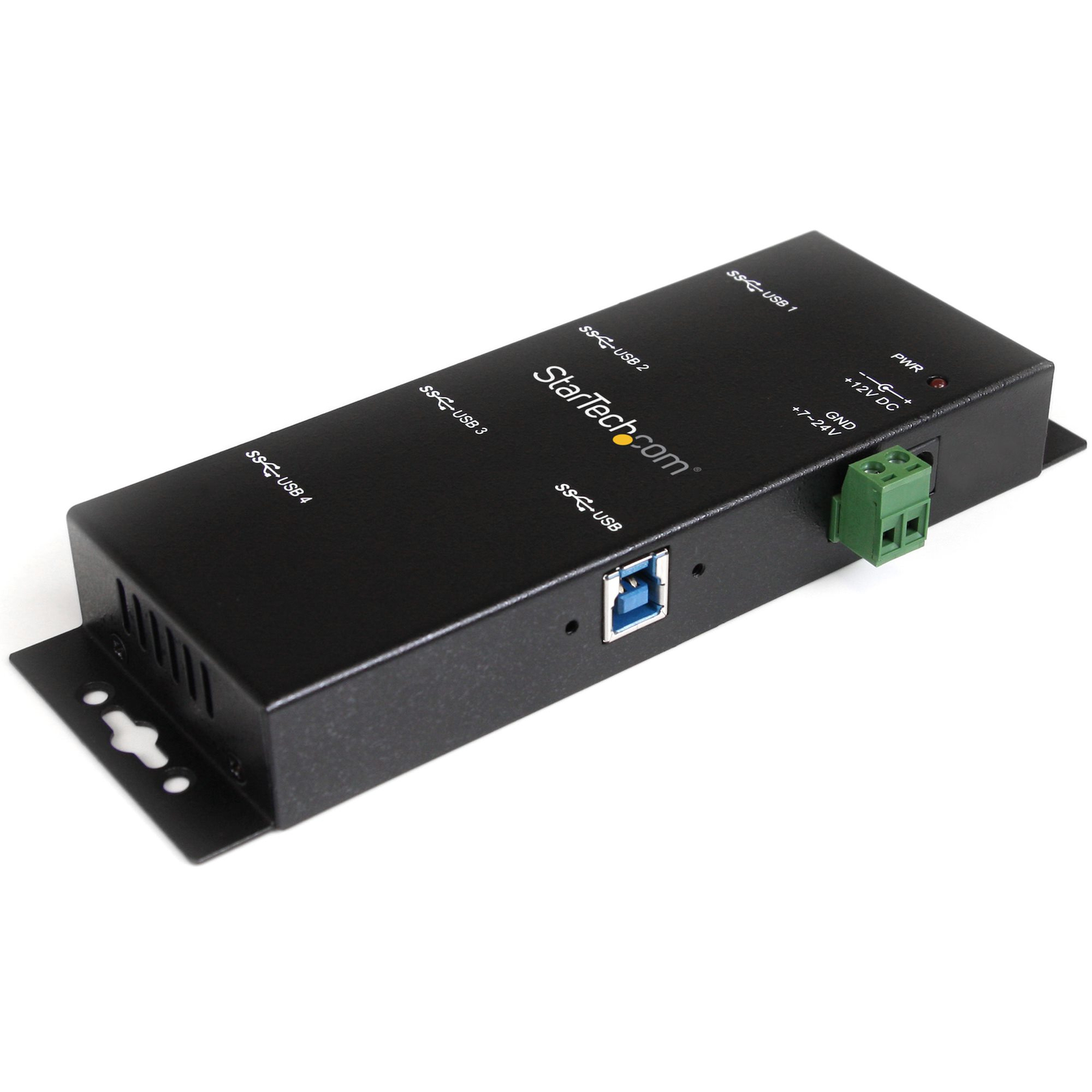 StarTech.com 4 Port USB 3.0 Hub 5Gbps Industrial USB-A Hub Made of Metal