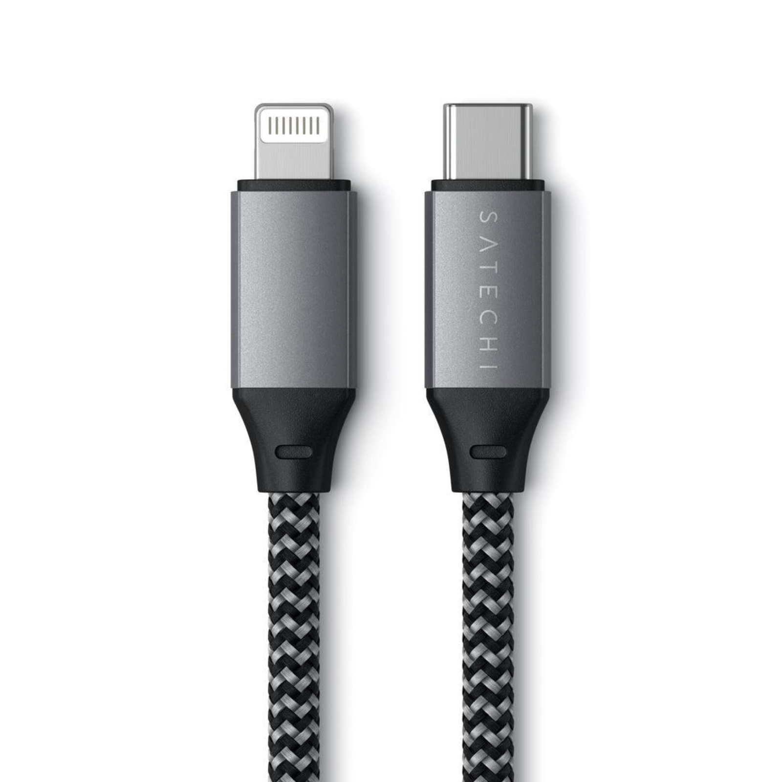 Satechi IPad/iPhone/iPod Cable (1x USB-C 1x Lightning) 0.25 M Anthracite