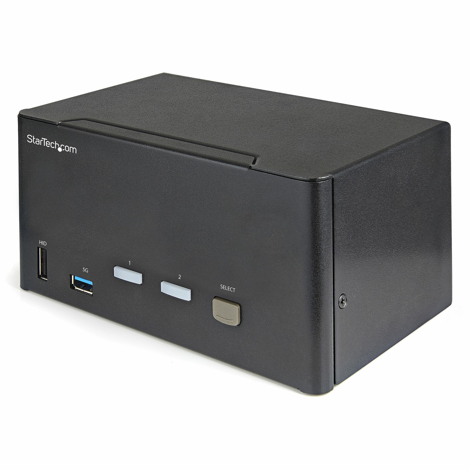 StarTech.com 2 Port DisplayPort KVM Switch 4K 60 Hz UHD HDR DP 1.2 KVM Switch with USB 3.0