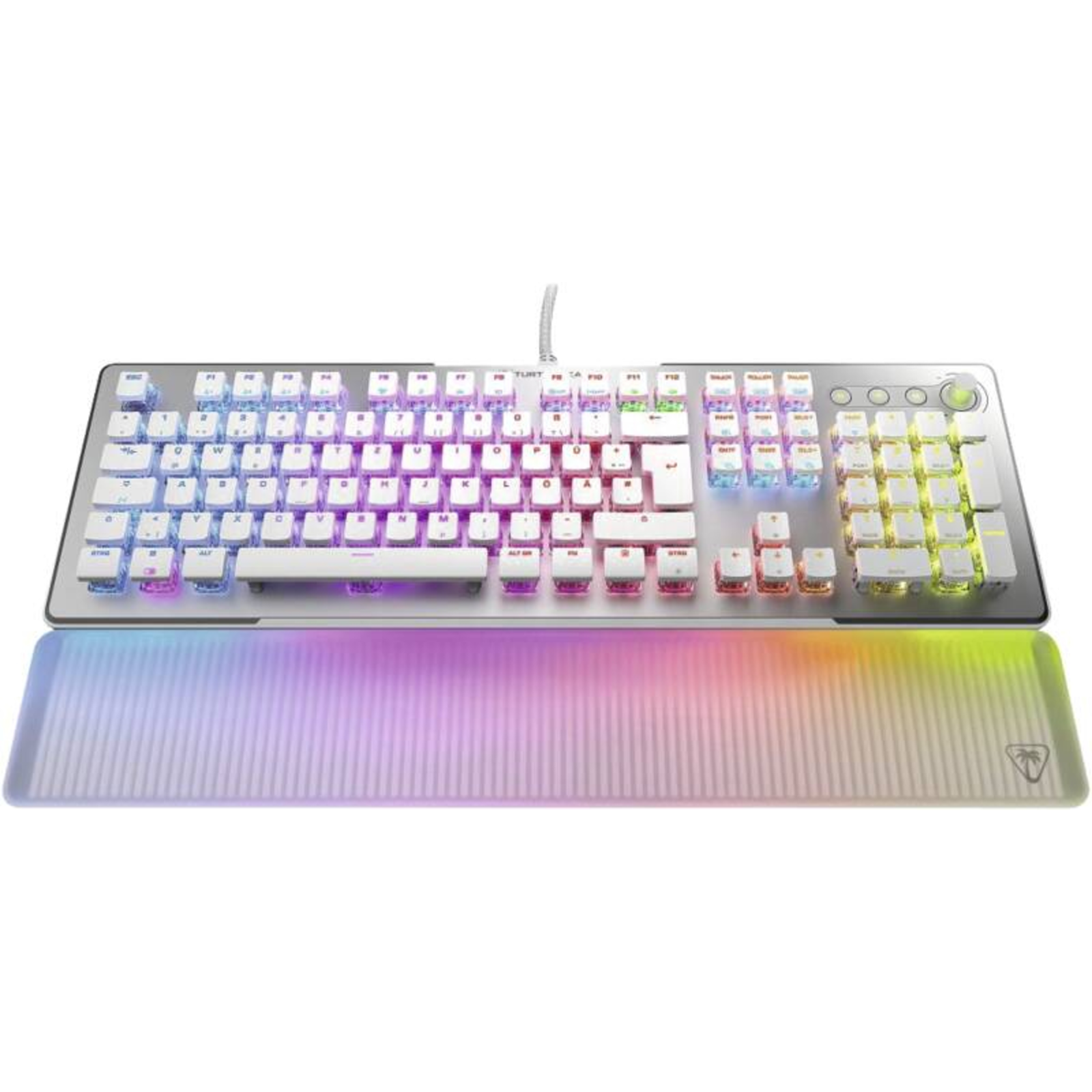 Turtle Beach Vulcan II Max Gaming Keyboard Gaming Keyboard Linear Switches UK Layout White QWE RTZ